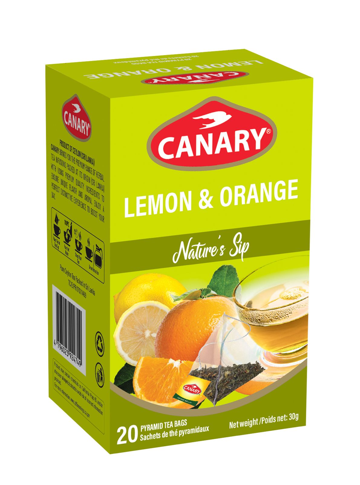 Canary Lemon & Orange Tea 24x20 TB