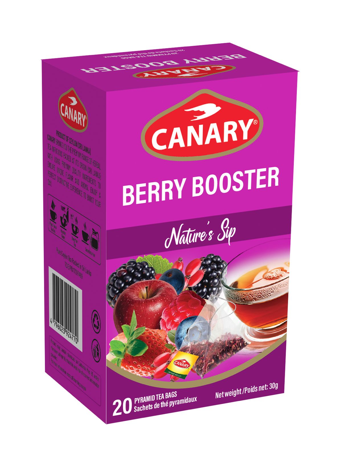 Canary Berry Booster Tea 24x20 TB