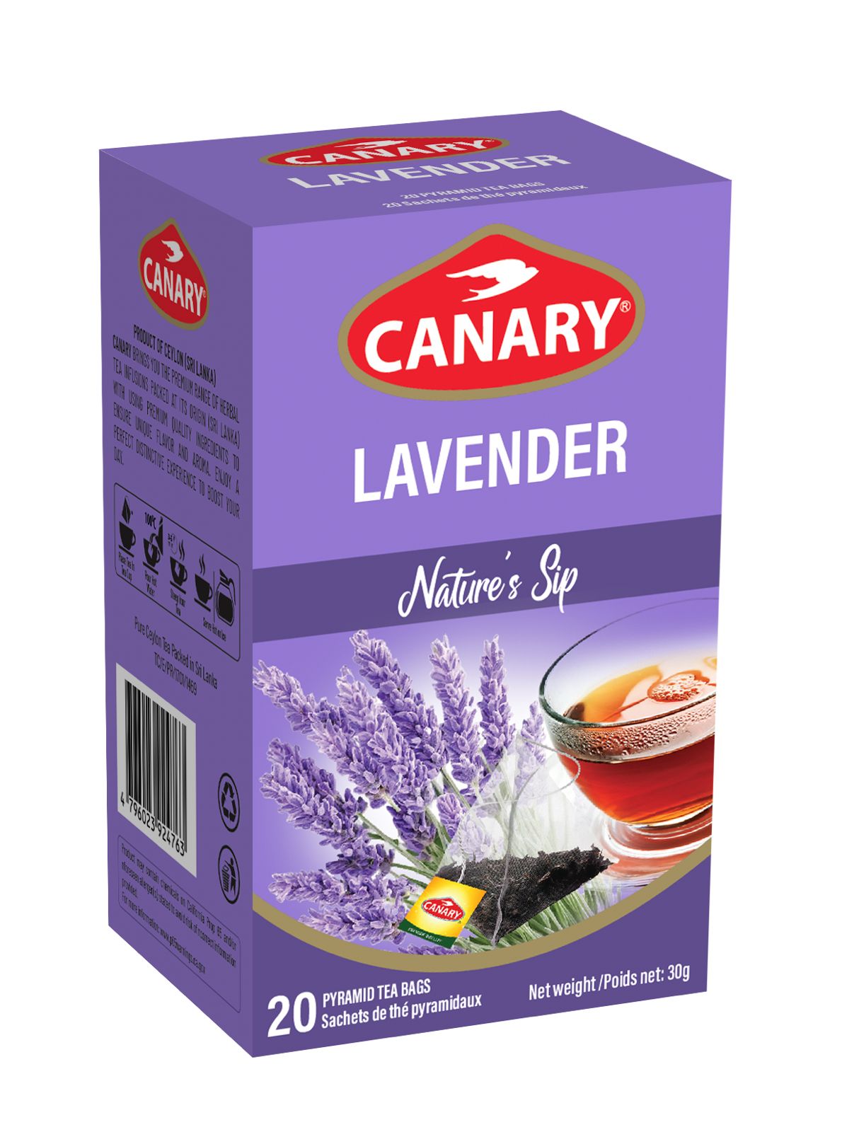 Canary Lavender Tea 24x20 TB
