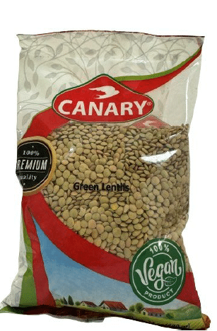 Canary Green Lentils 24x24 oz (680 g)