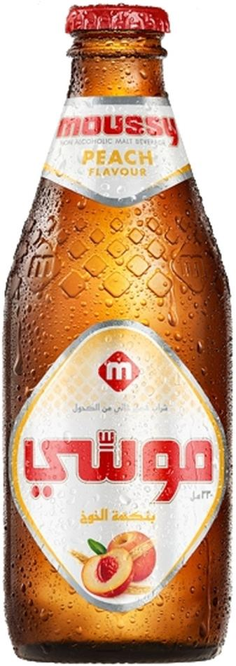 Moussy Peach 4x6x11.2 fl oz (330 ml)