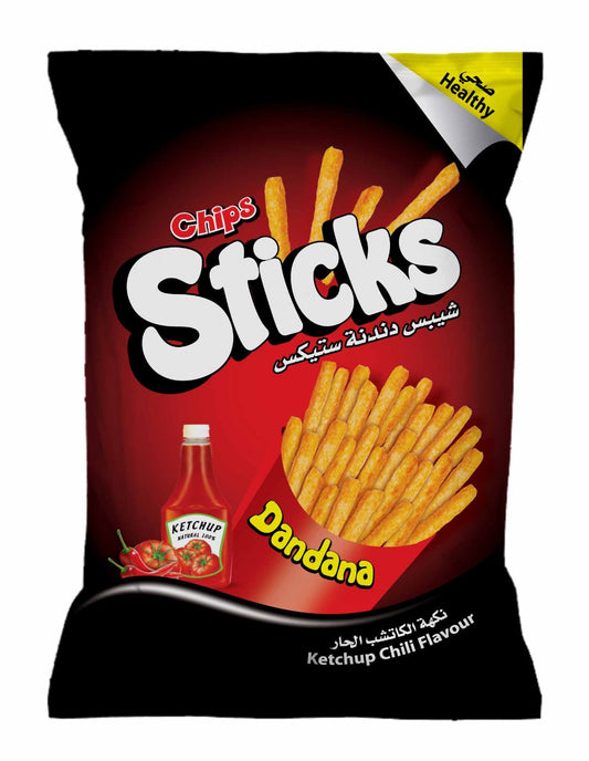 Sticks Chips Ketchup Chili 48x22g