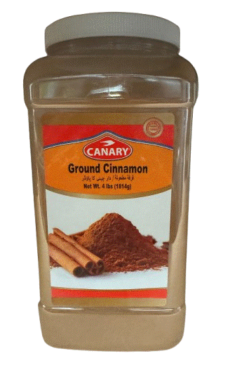 Canary Ground Cinnamon In Plastic Jar - 4 LB