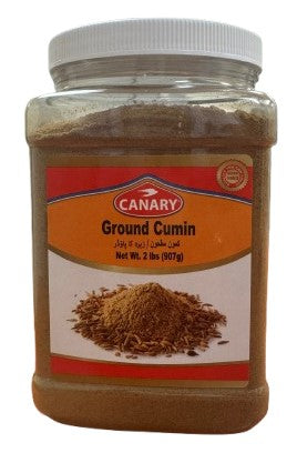 Canary Ground Cumin In Plastic Jar- 2 LB