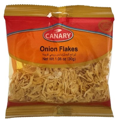 Canary Onion Flakes 60x30gm