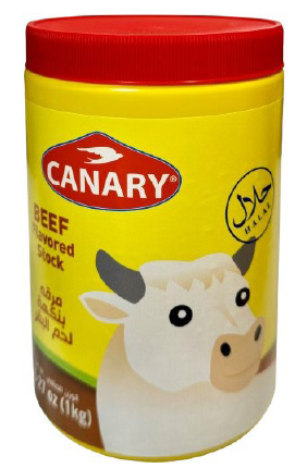 Canary Beef Flavored Stock Powder 12x1 KG