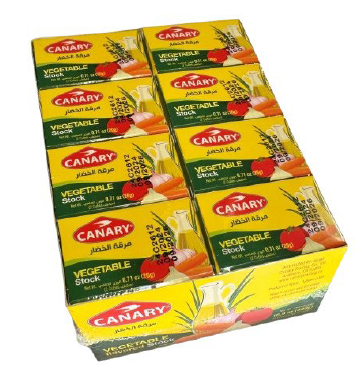 Canary Vegetable Flavored Stock Cubes 24x24x20g