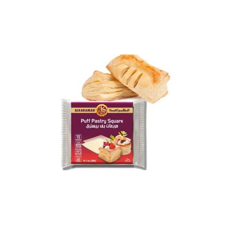 Alkaramah 10 Puff Pastry Squares 18x14.1 oz (400 g)