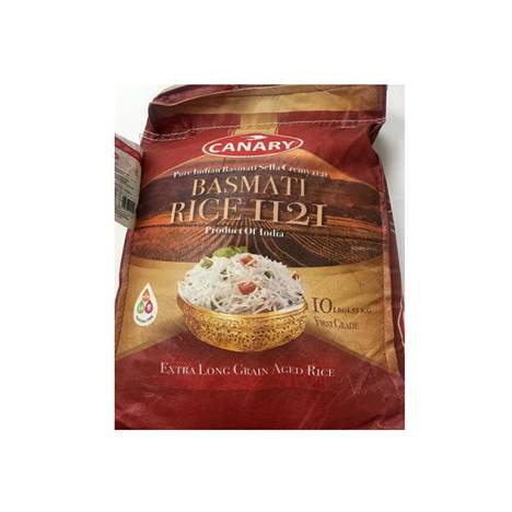 Canary Basmati Sella Rice 1121 4x10 lb (4.5 kg)