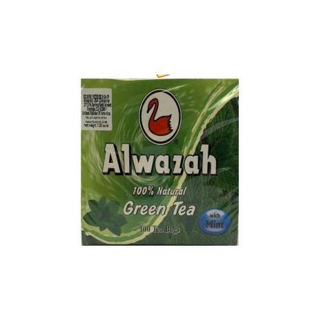 Alwazah Green Tea W/Mint 12x100x2g TB