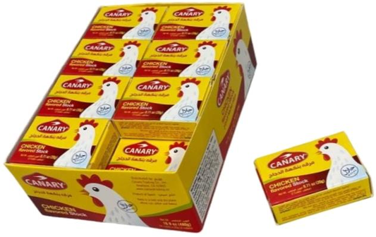Canary Chicken Flavored Stock Cubes 24x24x20 g